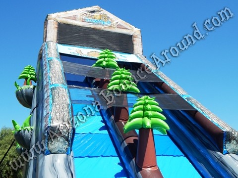 31' Tall Dual Lane Alpine Slide - Snowzilla Slide Rental Phoenix Arizona